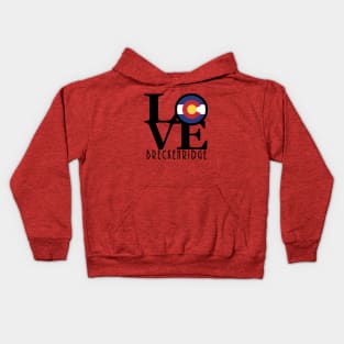 LOVE Breckenridge Colorado Kids Hoodie